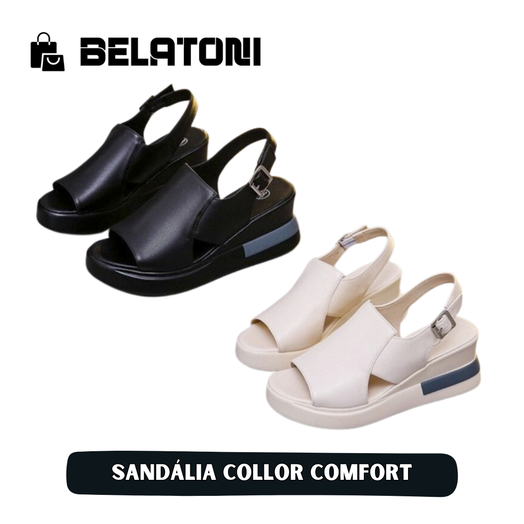 Sandália Collor Comfort [OFERTA IMPERDÍVEL] 3 CORES - Belatoni
